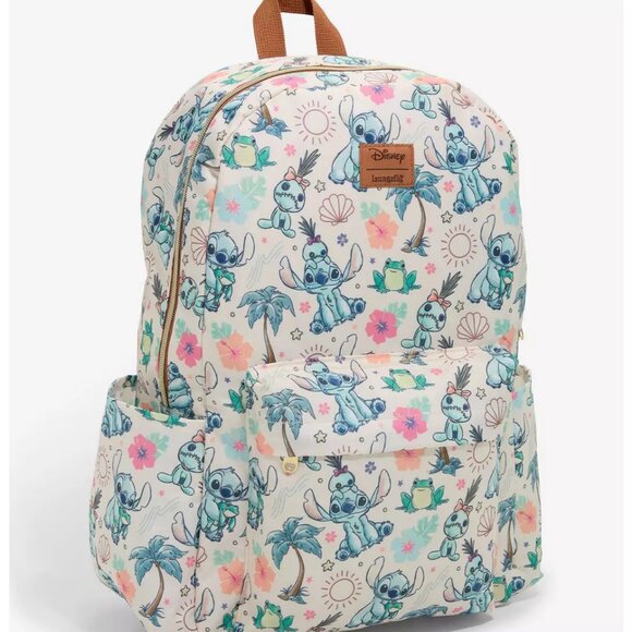 Loungefly  - Disney Stitch Scrump Tropical Backpack - NEW - Picture 2 of 4
